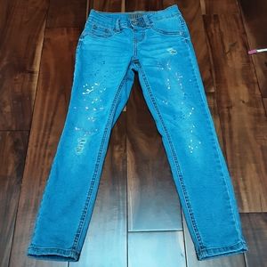 JUISTICE GIRLS PAINT SPLATTER JEANS 7